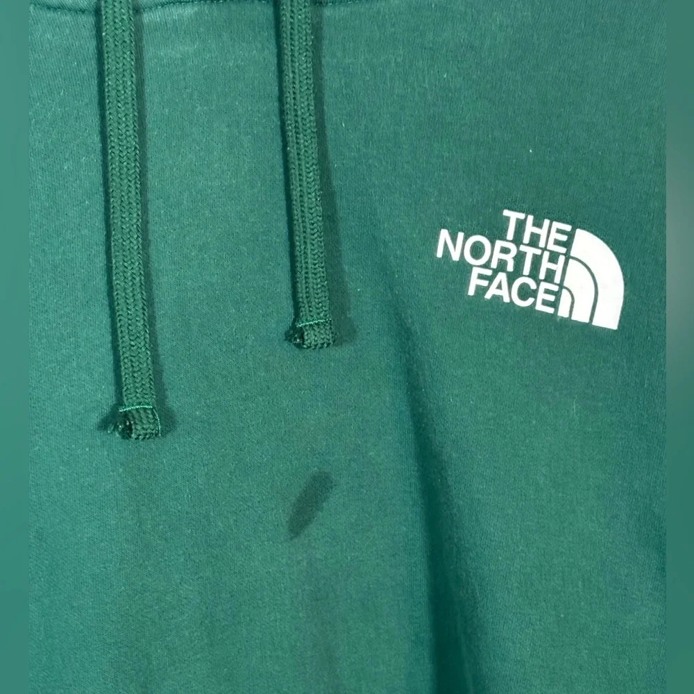 The North Face Green Logo Hoodie Men’s Medium Pullover Sweatshirt